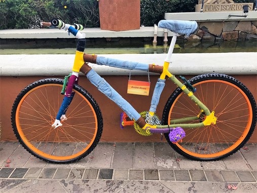 Gramado ganhou exposição de bicicletas