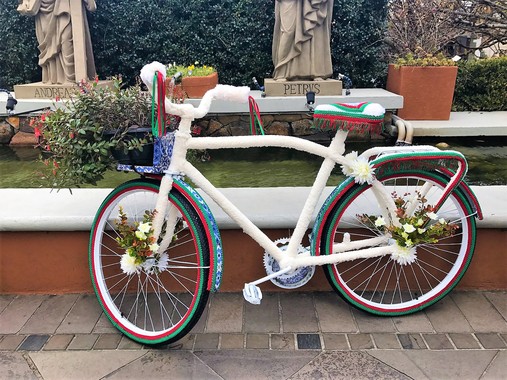 Gramado ganhou exposição de bicicletas