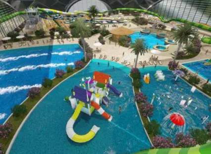 Parque Aquático inaugura em 2025 e poderá ser o 3º maior do mundo